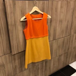 Color-Block Mini Dress